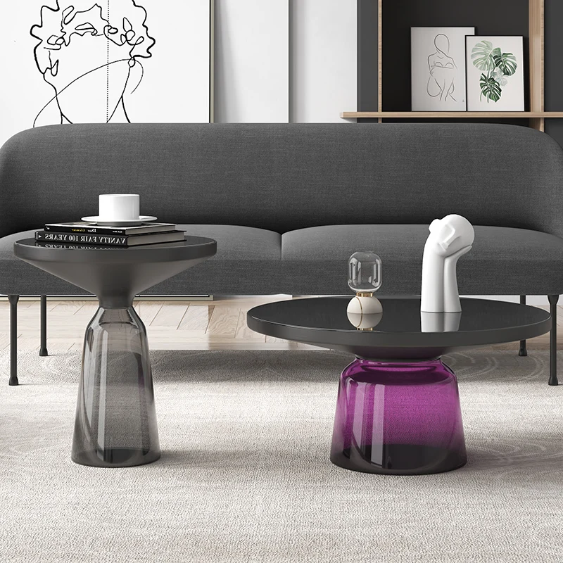 

Дизайнерские журнальный столик для гостиной роскошные современные уникальные скандинавские журнальные столики, минималистичные круглые столы премиум-класса, мебель для дома