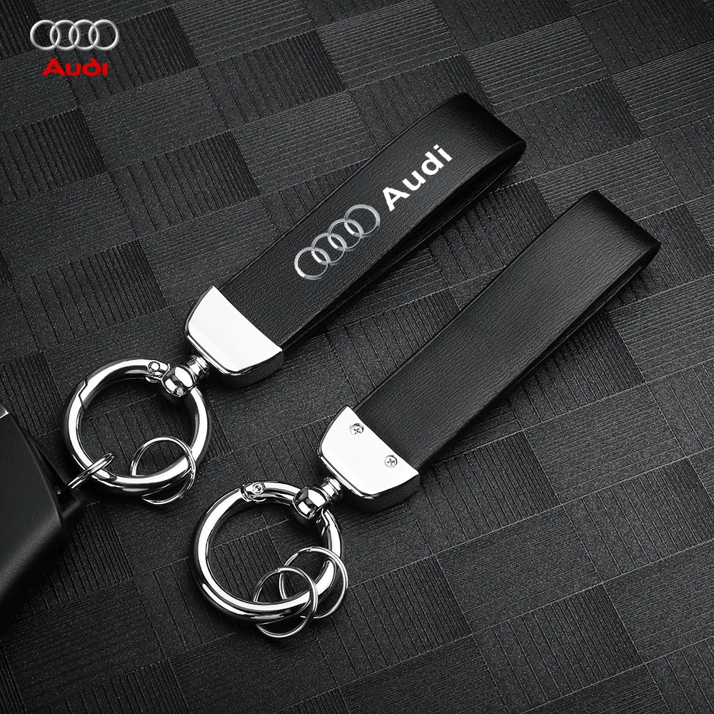 3D Metal Leather Car Emblem Keychain Key Chain Rings Auto Accessories For Audi 8v 8l A4 b8 b6 b9 c7 Q3 Q5 Q7 RS3 RS4 RS5 A3 B5 
3D Metal Leather Car Emblem Keychain Key Chain Rings Auto Accessories For Audi 8v 8l A4 b8 b6 b9 c7 Q3 Q5 Q7 RS3 RS4 RS5 A3 B5