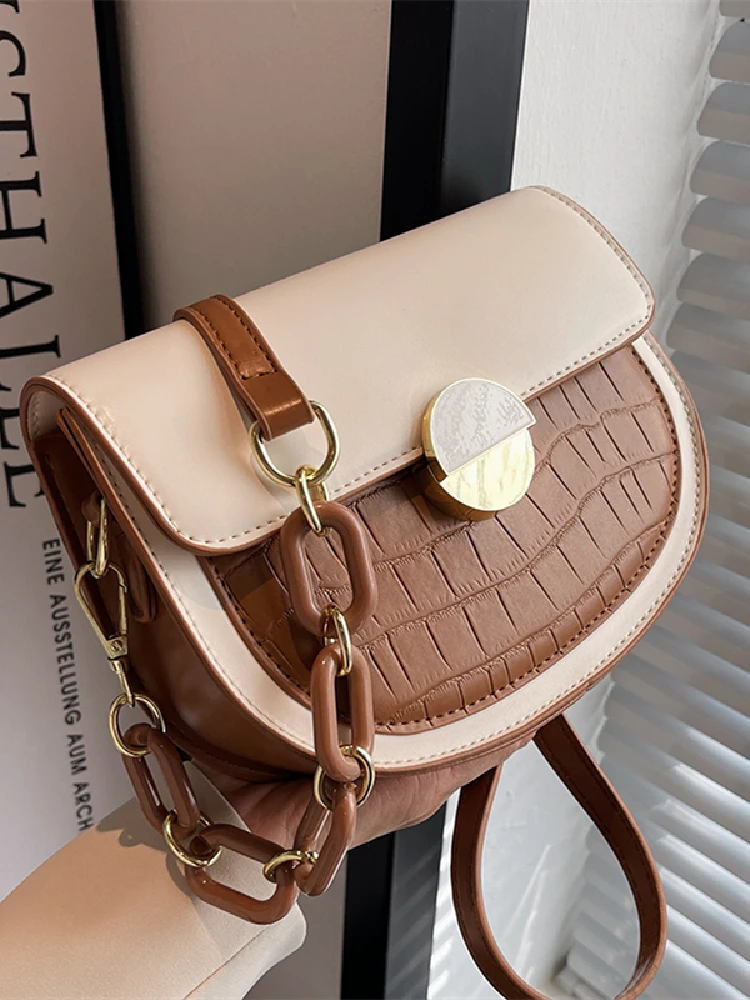 Classic Style Women's Bag 2022 High-quality Texture Bag Spring New Ins Fashion Hit Color Shoulder Bag Saddle Bag Messenger Bag
Classic Style Women's Bag 2022 High-quality Texture Bag Spring New Ins Fashion Hit Color Shoulder Bag Saddle Bag Messenger Bag