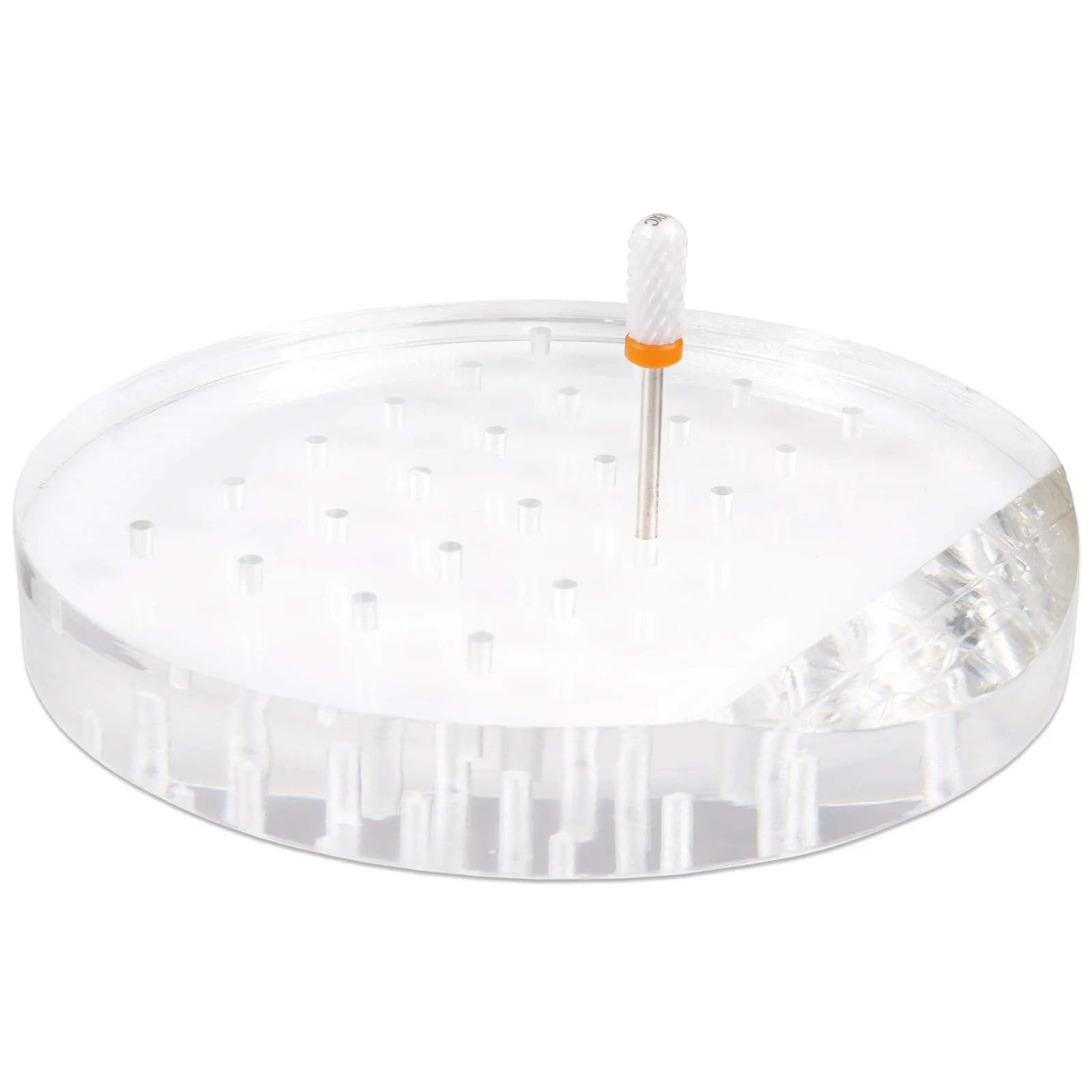 24 Holes Nail Drill Bit Holder Stand Display Organizer- Dust Proof Storage Container Box Case Tools for Home Use or Nail Salon
24 Holes Nail Drill Bit Holder Stand Display Organizer- Dust Proof Storage Container Box Case Tools for Home Use or Nail Salon