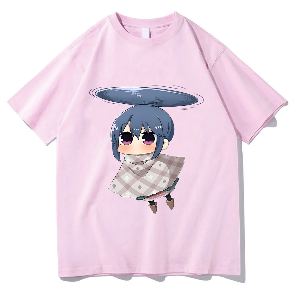 Laid-Back Camp Tshirts WOMEN Kawaii/Cute Shima Rin Girls Story T-shirts 100% Cotton Casual T Shirts Yuru Kyan Summer High Street
Laid-Back Camp Tshirts WOMEN Kawaii/Cute Shima Rin Girls Story T-shirts 100% Cotton Casual T Shirts Yuru Kyan Summer High Street