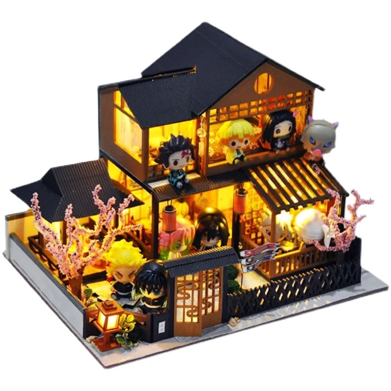 Demon Slayer Anime Periphery Figure Kamado Tanjirou Kamado Nezuko Agatsuma Zenitsu Hashibira Inosuke House Assembly Model Toys
Demon Slayer Anime Periphery Figure Kamado Tanjirou Kamado Nezuko Agatsuma Zenitsu Hashibira Inosuke House Assembly Model Toys
