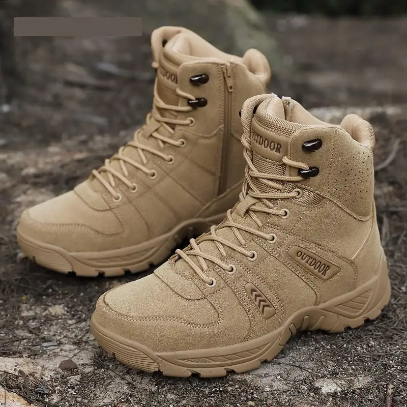 Men Hiking Shoes Men Trekking Desert High Boots Sports Outdoor Combat Army Boots Non-slip Climbing Shoes
Men Hiking Shoes Men Trekking Desert High Boots Sports Outdoor Combat Army Boots Non-slip Climbing Shoes