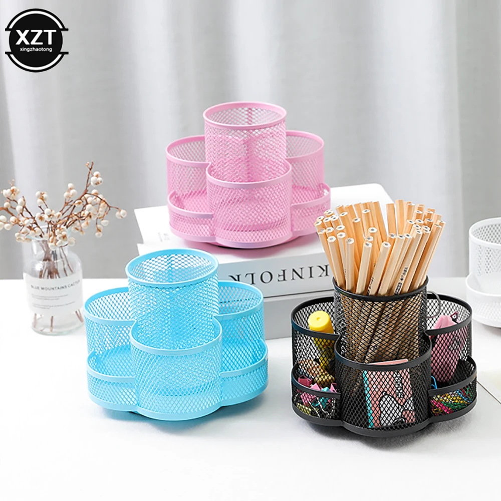 Student Desk Top Pen Holder Metal Rotating Pen Holder Ornament Multifunctional Desktop Organizer Bucket Pen Holder
Student Desk Top Pen Holder Metal Rotating Pen Holder Ornament Multifunctional Desktop Organizer Bucket Pen Holder