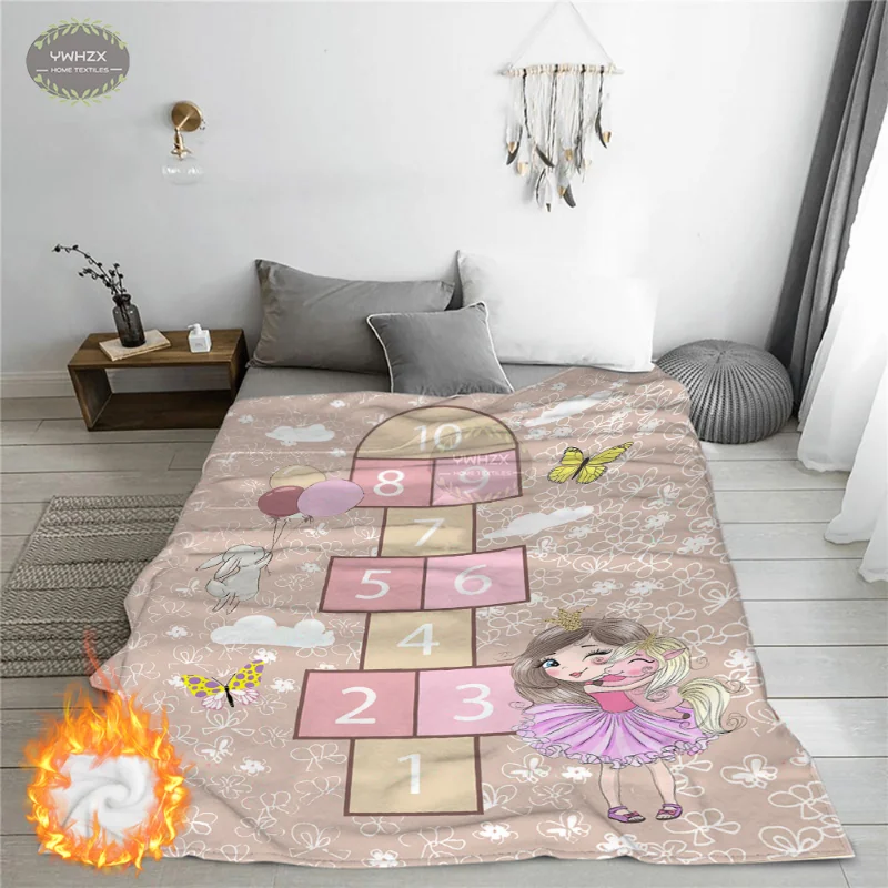 Pink Children's Hopscotch Warmth Blanket Kawaii Bed Sheet Nap Quilt Sofa Cover Beddings Cute Girl Room Gift Winter Cozy Blanket
Pink Children's Hopscotch Warmth Blanket Kawaii Bed Sheet Nap Quilt Sofa Cover Beddings Cute Girl Room Gift Winter Cozy Blanket