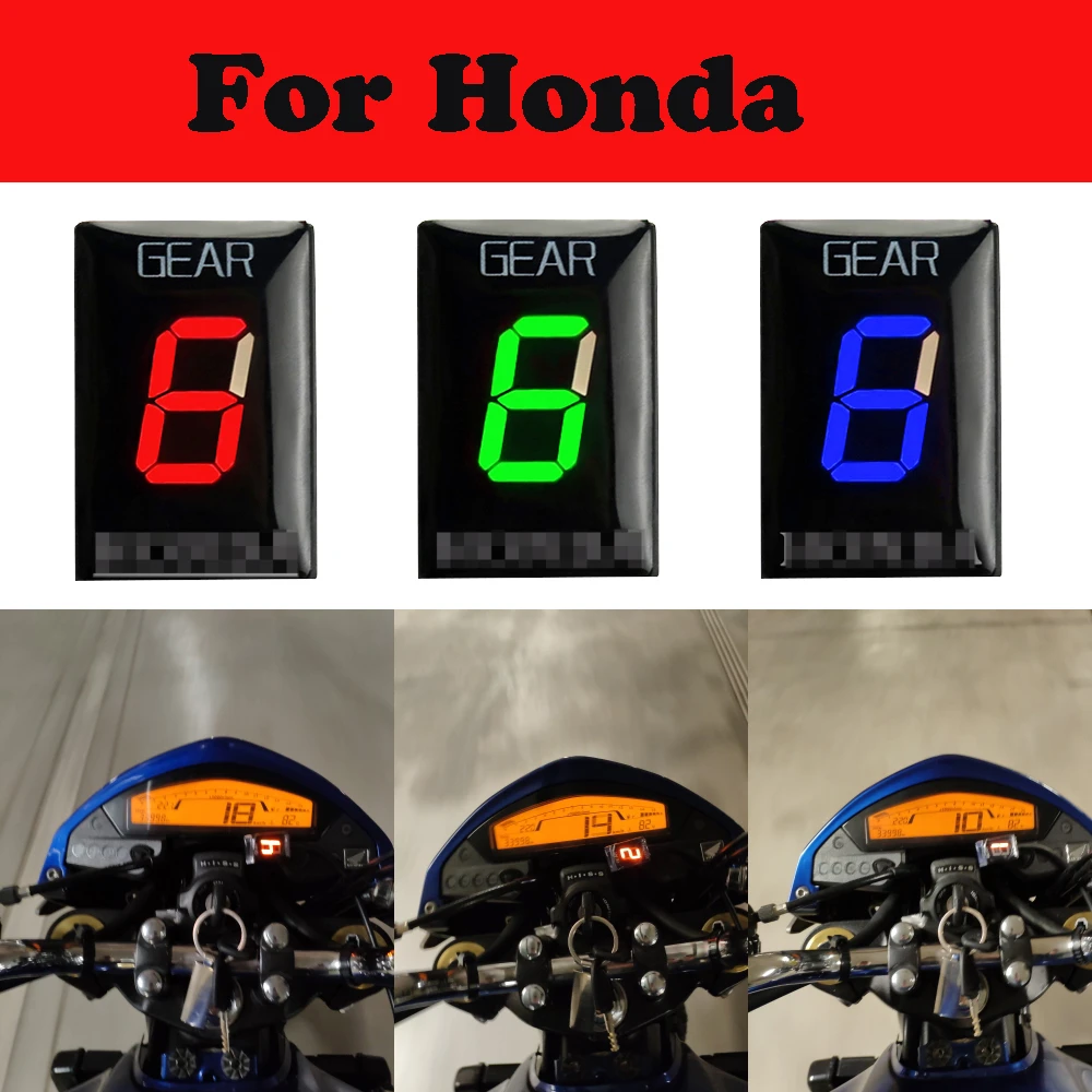 For Honda CBR CB500X CB400SF CB650F CB1300 CBR600RR CB1000R Cb650r VFR800 Gear Indicator Motorcycle Speed Display Meter
For Honda CBR CB500X CB400SF CB650F CB1300 CBR600RR CB1000R Cb650r VFR800 Gear Indicator Motorcycle Speed Display Meter