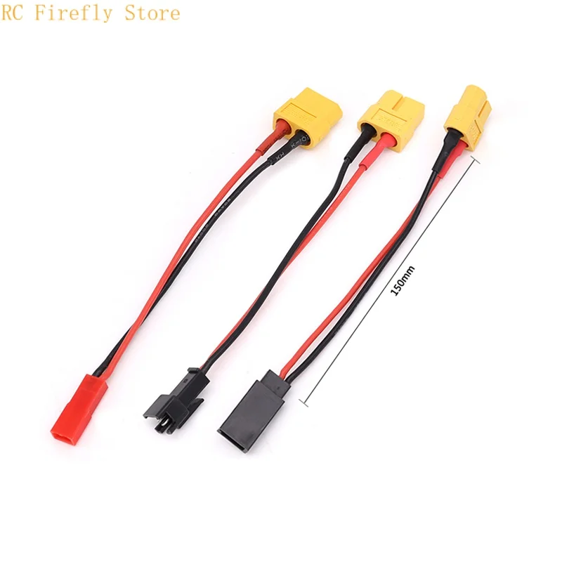 XT60 Female Plug to Futaba JST SM Male Connector Charging Adapter Cable Converter Lead 22AWG 100mm Wire For RC Battery
XT60 Female Plug to Futaba JST SM Male Connector Charging Adapter Cable Converter Lead 22AWG 100mm Wire For RC Battery