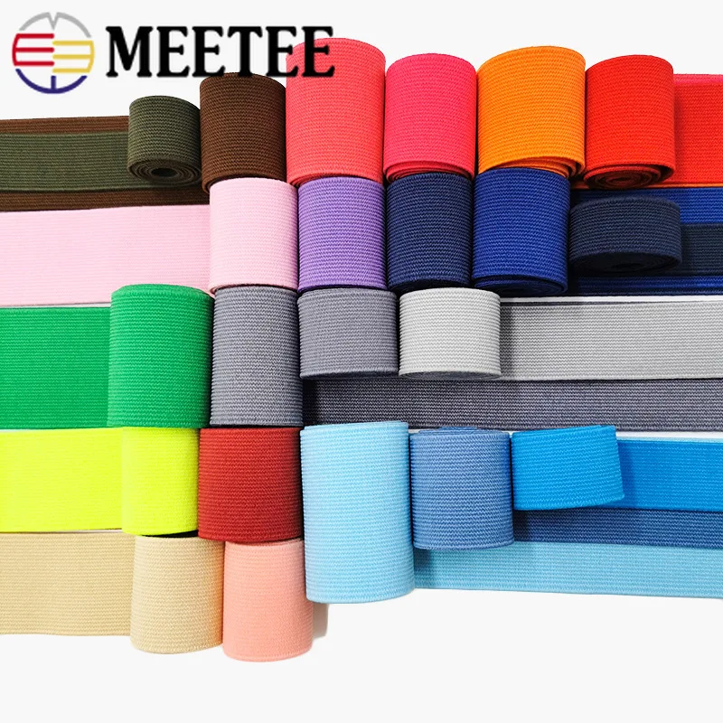 15Meter Meetee 2-5cm Color Rubber Band Fold Over Elastic Strap for Bra Underwear Pants Strech Clothes Adjustable Soft Waistband
15Meter Meetee 2-5cm Color Rubber Band Fold Over Elastic Strap for Bra Underwear Pants Strech Clothes Adjustable Soft Waistband