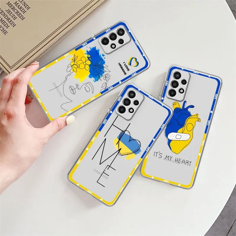 Phone Case For Samsung Galaxy A52 A51 A12 A21s A71 A32 A22 5G A50 A70 A53 A31 A12 A02s A20s Funda Cover Fashion Ukraine Flag
Phone Case For Samsung Galaxy A52 A51 A12 A21s A71 A32 A22 5G A50 A70 A53 A31 A12 A02s A20s Funda Cover Fashion Ukraine Flag