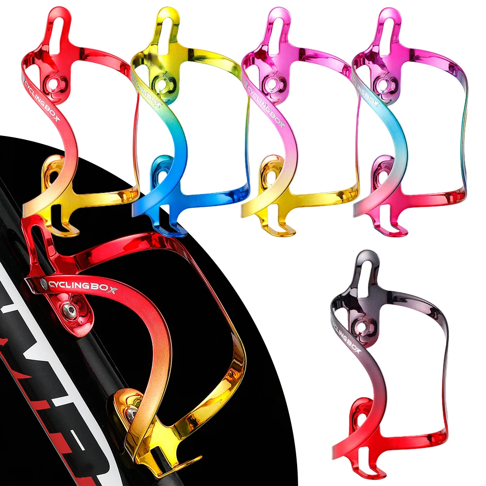 Bicycle Bottle Holder Bike Parts Aluminum Alloy Rainbow Bicycle Water Bottle Cage Drink Cup Holder Road MTB Rack
Bicycle Bottle Holder Bike Parts Aluminum Alloy Rainbow Bicycle Water Bottle Cage Drink Cup Holder Road MTB Rack
