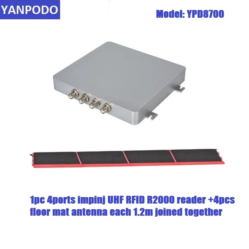 Yanpodo Long read range 4ports UHF RFID Impinj R2000 Reader with Passive EPC Gen2 UHF RFID for Running Marathon Timing Race
Yanpodo Long read range 4ports UHF RFID Impinj R2000 Reader with Passive EPC Gen2 UHF RFID for Running Marathon Timing Race