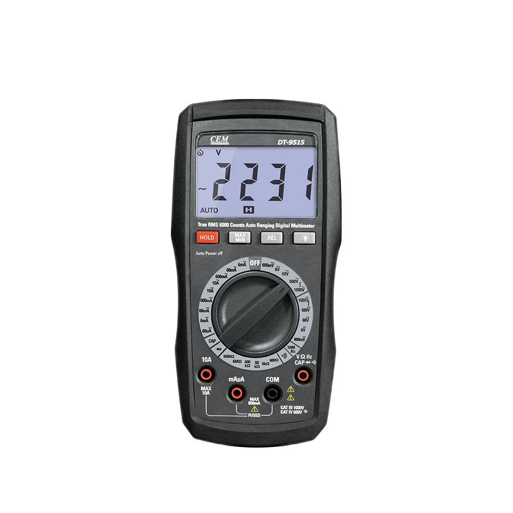 CEM DT-9515 New Design Manual Professional Digital Electronic Multimeter Tester with True RMS function for sale
CEM DT-9515 New Design Manual Professional Digital Electronic Multimeter Tester with True RMS function for sale