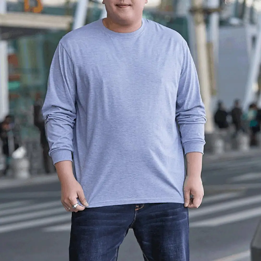 Футболка мужская с тонкой строчкой, уличная одежда, пуловер с круглым вырезом и манжетами в рубчик, повседневная одежда, осень-зима
Футболка мужская с тонкой строчкой, уличная одежда, пуловер с круглым вырезом и манжетами в рубчик, повседневная одежда, осень-зима