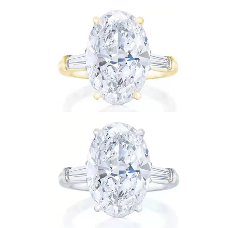 Elegant Ladies Wedding White Dazzling AAA CZ Rhinestone Oval Crystal Ring for Engagement Party Jewelry Size 6-10
Elegant Ladies Wedding White Dazzling AAA CZ Rhinestone Oval Crystal Ring for Engagement Party Jewelry Size 6-10