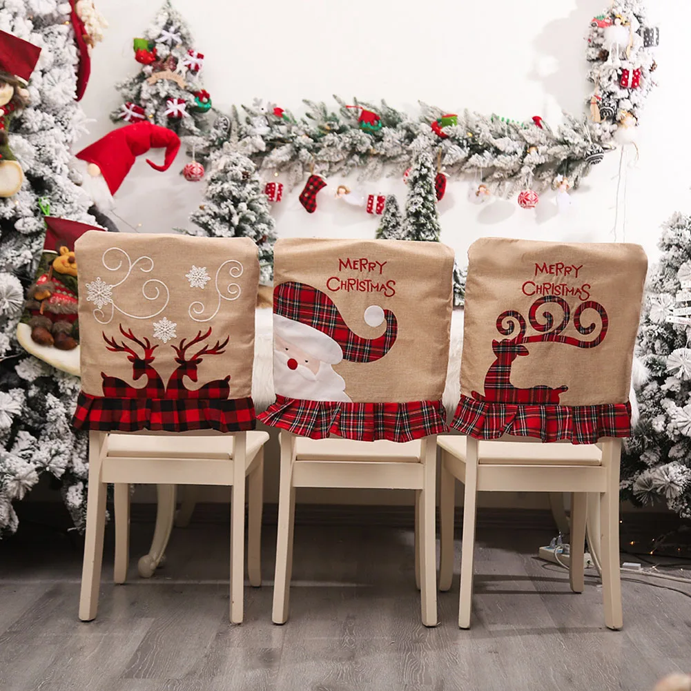 Christmas Chair Cover Ornaments Christmas Santa Claus Dining Room Chair Decorations For Home Navidad 2023 New Year Gift Noel
Christmas Chair Cover Ornaments Christmas Santa Claus Dining Room Chair Decorations For Home Navidad 2023 New Year Gift Noel