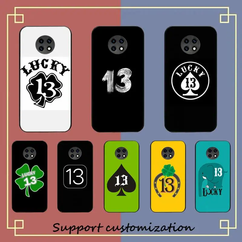 Lucky Number 13 Thirteen Phone Case For Xiaomi Redmi Note 8A 7 5 Note8pro 8T 9Pro TPU Coque for note 6pro Funda Capa
Lucky Number 13 Thirteen Phone Case For Xiaomi Redmi Note 8A 7 5 Note8pro 8T 9Pro TPU Coque for note 6pro Funda Capa
