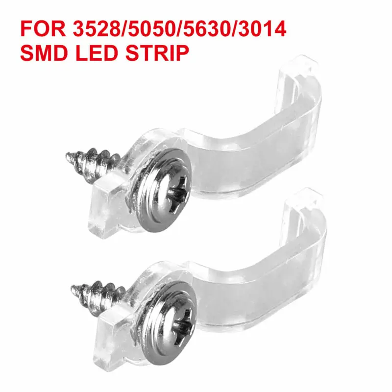 50/100pcs Mounting Brackets Clip Fixing Clips Adapt For 5050 LED Strip Light Bar Tube Tape Light Strip Clamp Fixing Clips
50/100pcs Mounting Brackets Clip Fixing Clips Adapt For 5050 LED Strip Light Bar Tube Tape Light Strip Clamp Fixing Clips
