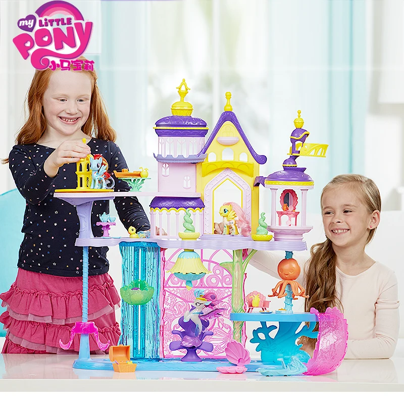 Hasbro My Little Pony Friendship Equestria Canterlot Large Castle Children Play House Figure Gifts Assembled Building Block Toys
Hasbro My Little Pony Friendship Equestria Canterlot Large Castle Children Play House Figure Gifts Assembled Building Block Toys