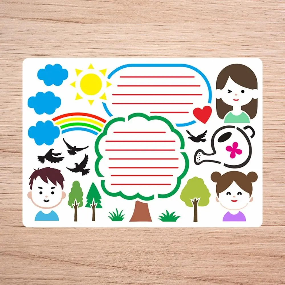 Hollowed Scrapbooking Hand Painted Drawing Stencils Diy Drawing Templates Blackboard Newspaper Stencils Painting Tools
Hollowed Scrapbooking Hand Painted Drawing Stencils Diy Drawing Templates Blackboard Newspaper Stencils Painting Tools