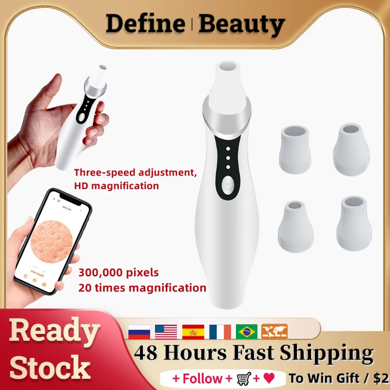 Blackhead Remover Pore Cleaner Vacuum Suction Acne Remover Pimple Black Dot Removal Facial Cleaning Beauty Tools Face Skin Care
Blackhead Remover Pore Cleaner Vacuum Suction Acne Remover Pimple Black Dot Removal Facial Cleaning Beauty Tools Face Skin Care