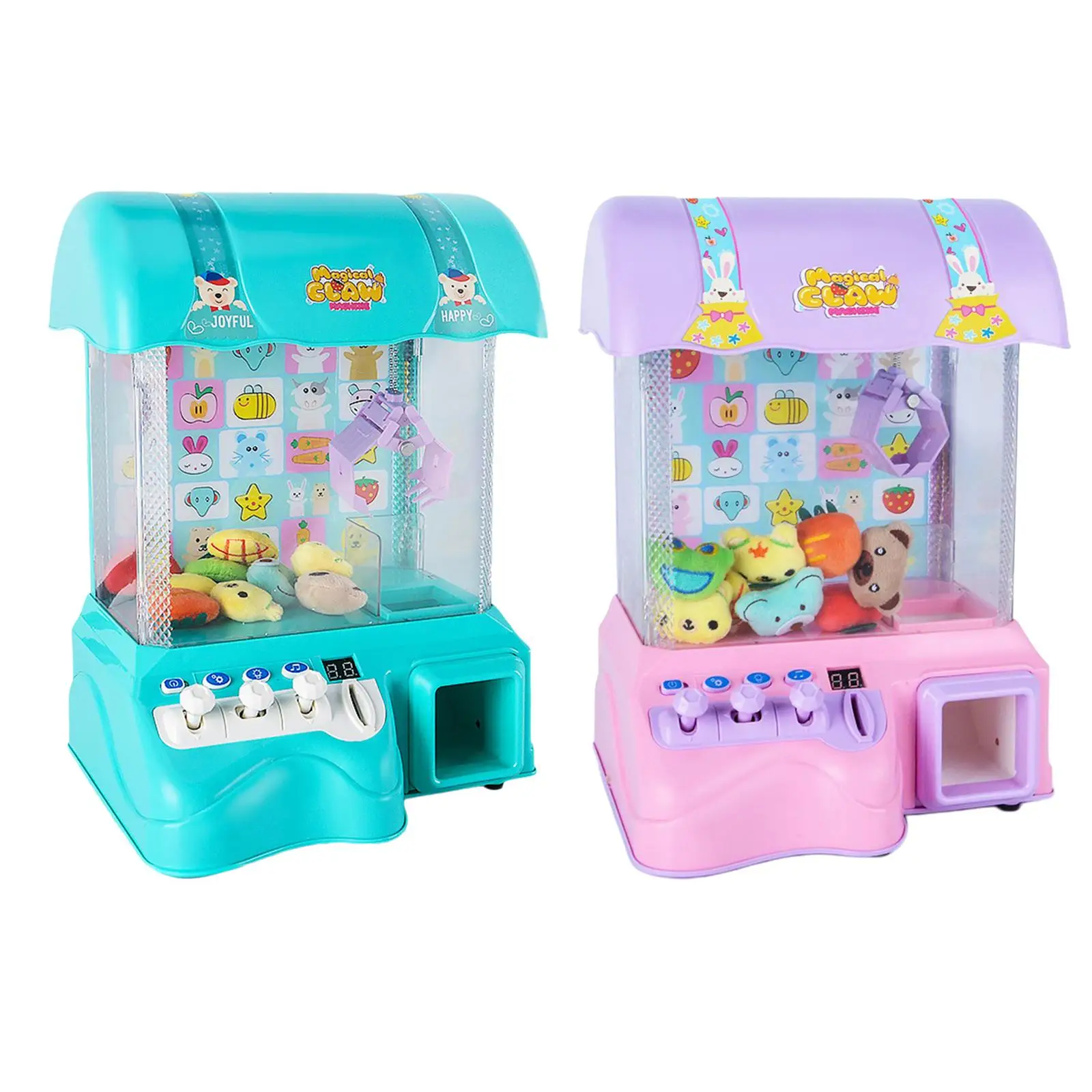 Mini Electric Claw Machine Fun Play Coin Game Doll Machine Vending Grabber Catcher Toy Playset w/ Light & Sound Children Gifts
Mini Electric Claw Machine Fun Play Coin Game Doll Machine Vending Grabber Catcher Toy Playset w/ Light & Sound Children Gifts
