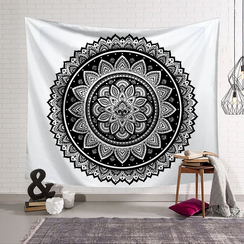 

Bruxaria Natural Decorationn Home Living Room Deco Boho Decoration Mandala Aesthetic Decor Tapestry Sunflower Wall Hanging Wall