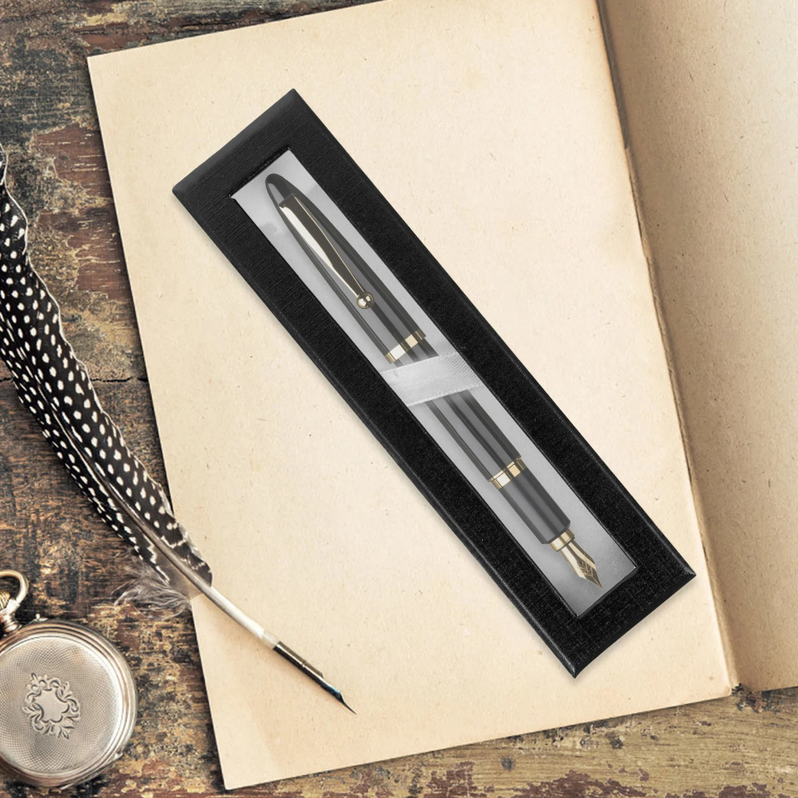 Pen Box Gift Fountain Case Holder Single Empty Paper Jewelry Sleeve Pouch Planner Wraps Cases Packaging Cardboard Window Clear
Pen Box Gift Fountain Case Holder Single Empty Paper Jewelry Sleeve Pouch Planner Wraps Cases Packaging Cardboard Window Clear