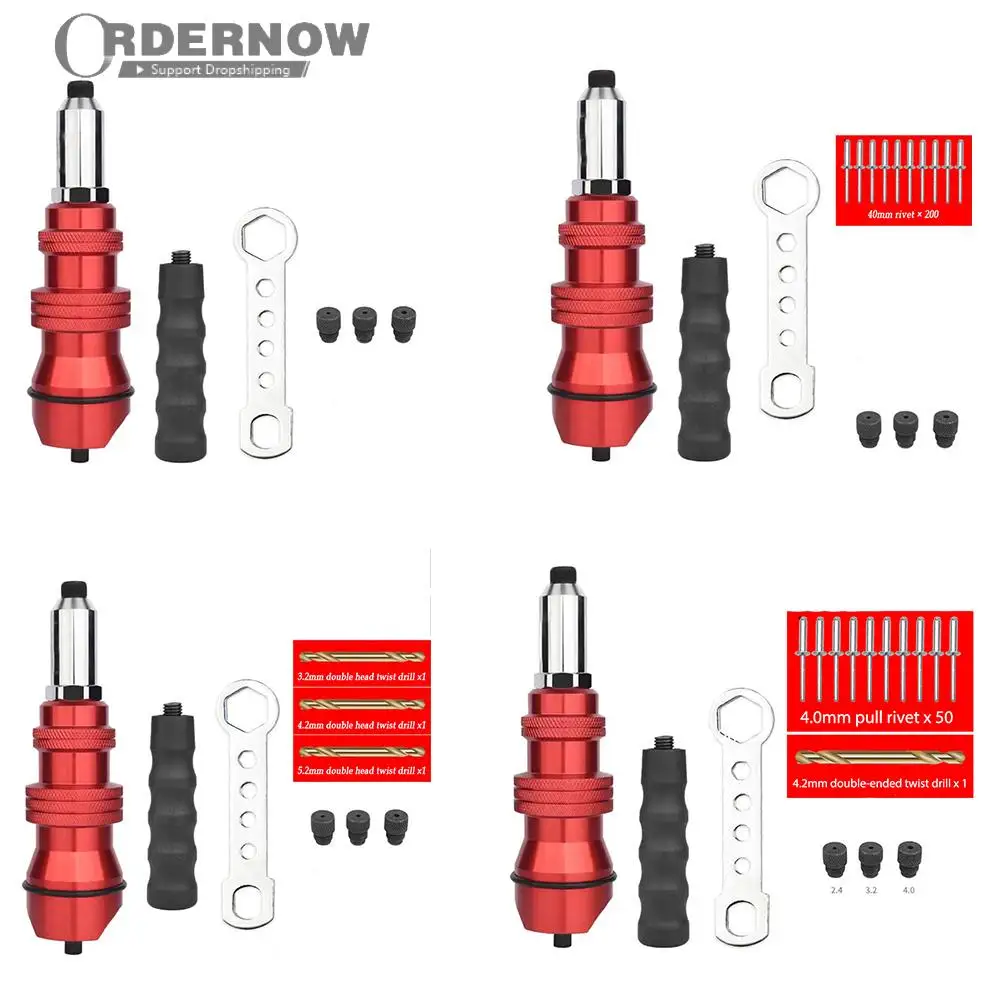 Electric Rivet Gun Adapter 2.4-4.8mm Different Guide Nozzle Models Are Used To Quickly Pull Various Specifications Of Rivets
Electric Rivet Gun Adapter 2.4-4.8mm Different Guide Nozzle Models Are Used To Quickly Pull Various Specifications Of Rivets