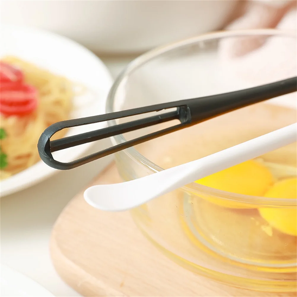 Reusable Mini Whisk Spoon Double-ended Tiny Spoon Spatula Lightweight Handle Manual Egg Blende R Hand Egg Mixer Kitchen Gadget
Reusable Mini Whisk Spoon Double-ended Tiny Spoon Spatula Lightweight Handle Manual Egg Blende R Hand Egg Mixer Kitchen Gadget