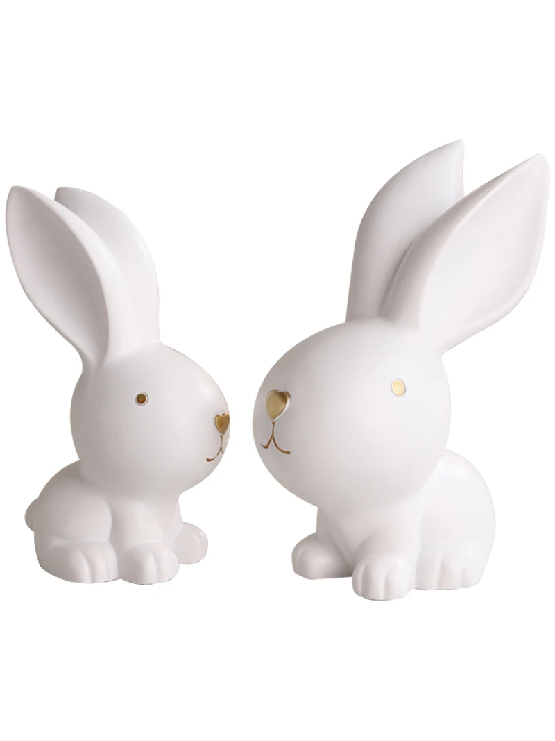 Nordic Creative Couple Rabbit Decoration Home Living Room Wine Cabinet TV Cabinet Entrance Minimalist Ornament
Nordic Creative Couple Rabbit Decoration Home Living Room Wine Cabinet TV Cabinet Entrance Minimalist Ornament