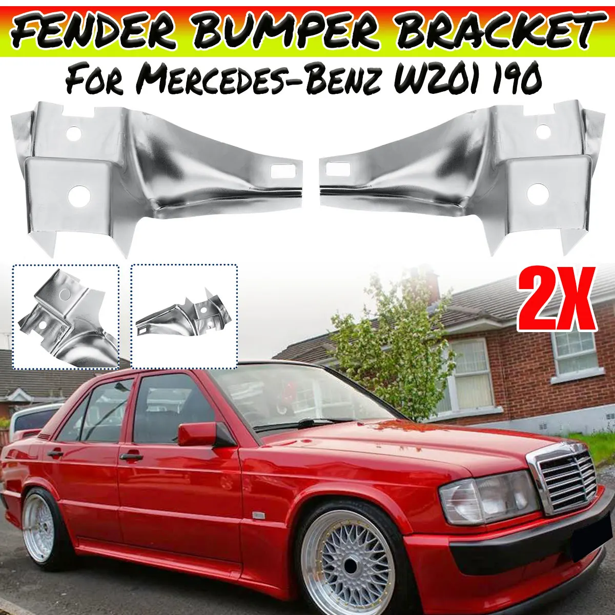 2pcs Car Fender Bumper Bracket Holder Replacement For Mercedes for Benz W201 190 Bumper Fender Welding Bracket
2pcs Car Fender Bumper Bracket Holder Replacement For Mercedes for Benz W201 190 Bumper Fender Welding Bracket