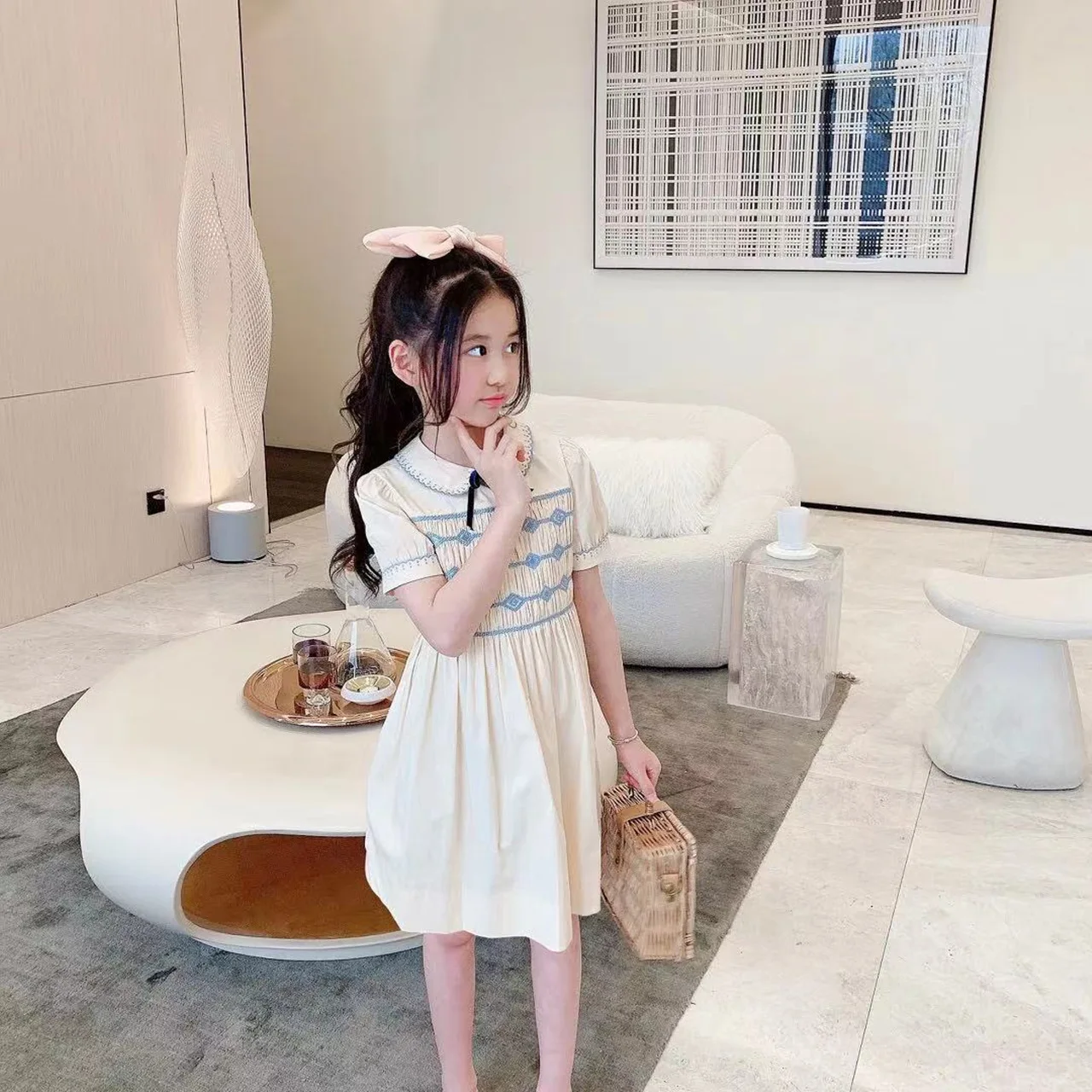 Brand Designer Kids Clothes Baby Girls Summer Clothes Children Short Sleeve Dresses Outing Cute Party Princess Dress Girls Skirt
Brand Designer Kids Clothes Baby Girls Summer Clothes Children Short Sleeve Dresses Outing Cute Party Princess Dress Girls Skirt