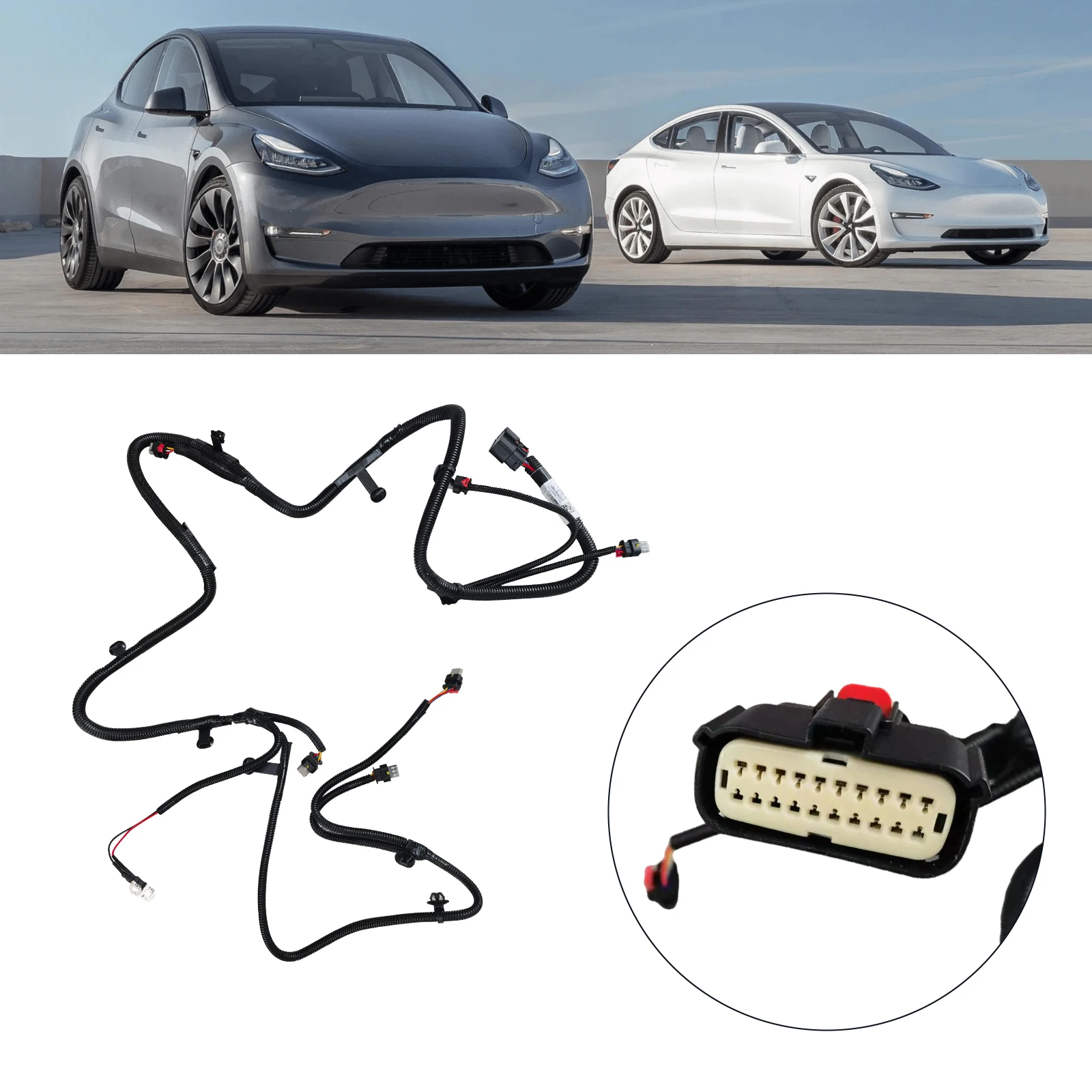 Car Front Bumper Wiring Harness 1089045-01-C for Tesla Model Y 2020 Automotive Wiring Harness Car Accessories
Car Front Bumper Wiring Harness 1089045-01-C for Tesla Model Y 2020 Automotive Wiring Harness Car Accessories