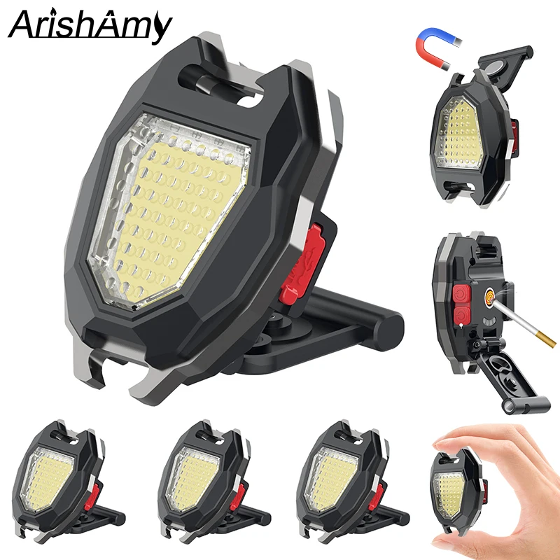 Multi-function Emergency Keychain Portable Flashlight High-bright COB Camping light with Fixed Tools Whiste Cigarette Lighter 
Multi-function Emergency Keychain Portable Flashlight High-bright COB Camping light with Fixed Tools Whiste Cigarette Lighter