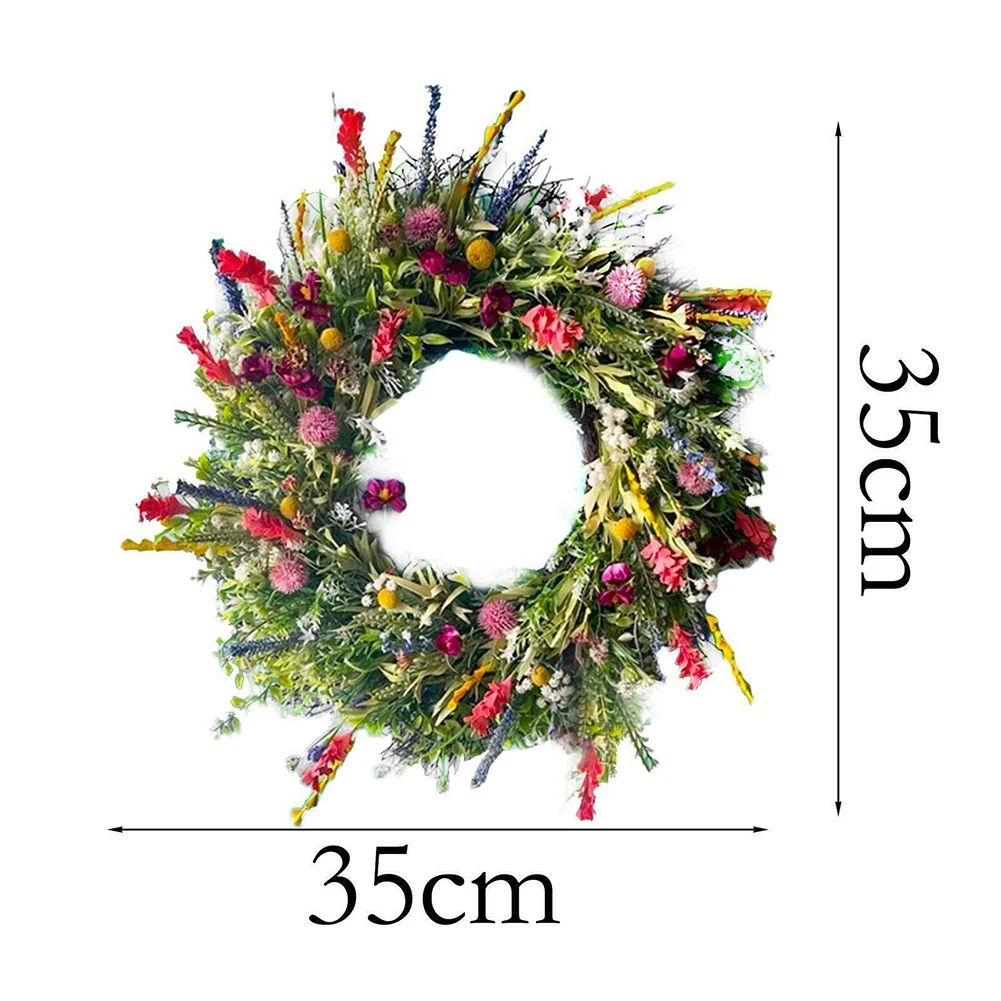Green Leaf Flower Wreath Wreath Beautiful Decoration Plastic Simulation Flower Spring And Summer Wreath Living Room
Green Leaf Flower Wreath Wreath Beautiful Decoration Plastic Simulation Flower Spring And Summer Wreath Living Room