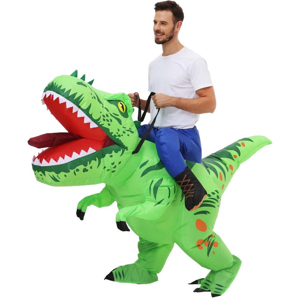 New T-Rex Dinosaur Cosplay Inflatable Costumes Suits Mascot Funny Party Anime Christmas Halloween Costume Dress for Adult Kids
New T-Rex Dinosaur Cosplay Inflatable Costumes Suits Mascot Funny Party Anime Christmas Halloween Costume Dress for Adult Kids