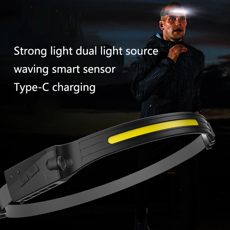 New Wave Induction COB Headlight Outdoor Riding Light USB Charging Night Night Fishing Running Light LED Headlight
New Wave Induction COB Headlight Outdoor Riding Light USB Charging Night Night Fishing Running Light LED Headlight