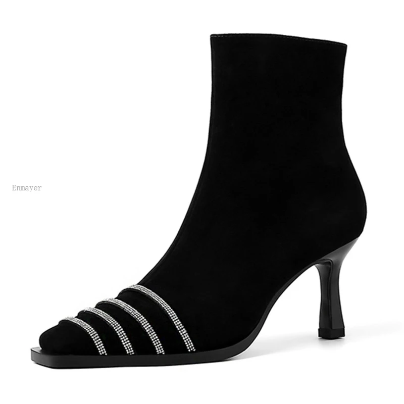 ENMAYLA Elegant Women Ankle Boots Autumn Winter Office Lady Dress Party Pointed Toe Thin High Heels Genuine Leather Shoes Woman
ENMAYLA Elegant Women Ankle Boots Autumn Winter Office Lady Dress Party Pointed Toe Thin High Heels Genuine Leather Shoes Woman