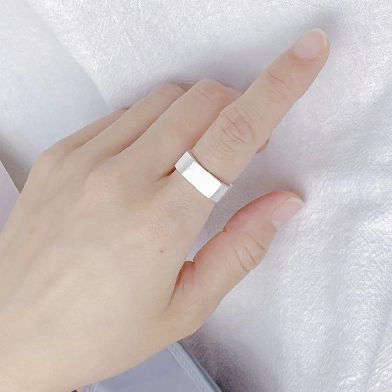 Simple Square Geometric Chunky Finger Silver Color Adjustable Rings For Women Trendy Fashion Jewelry Gifts
Simple Square Geometric Chunky Finger Silver Color Adjustable Rings For Women Trendy Fashion Jewelry Gifts