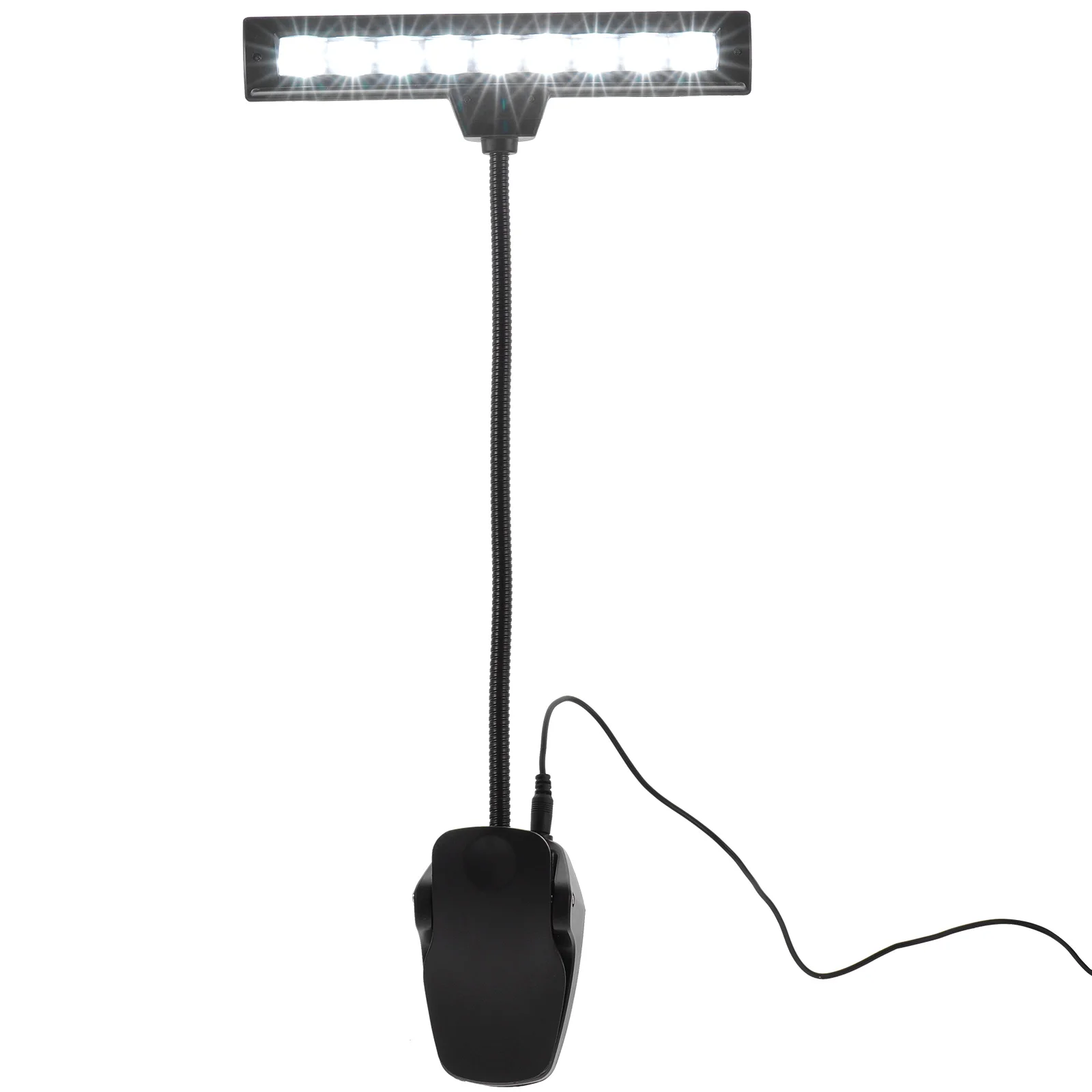 Clip on Music Light Stand 9 LED Orchestra Lamp Piano Light Fully Adjustable Led Desk Lamp with Power Cable (Without
Clip on Music Light Stand 9 LED Orchestra Lamp Piano Light Fully Adjustable Led Desk Lamp with Power Cable (Without
