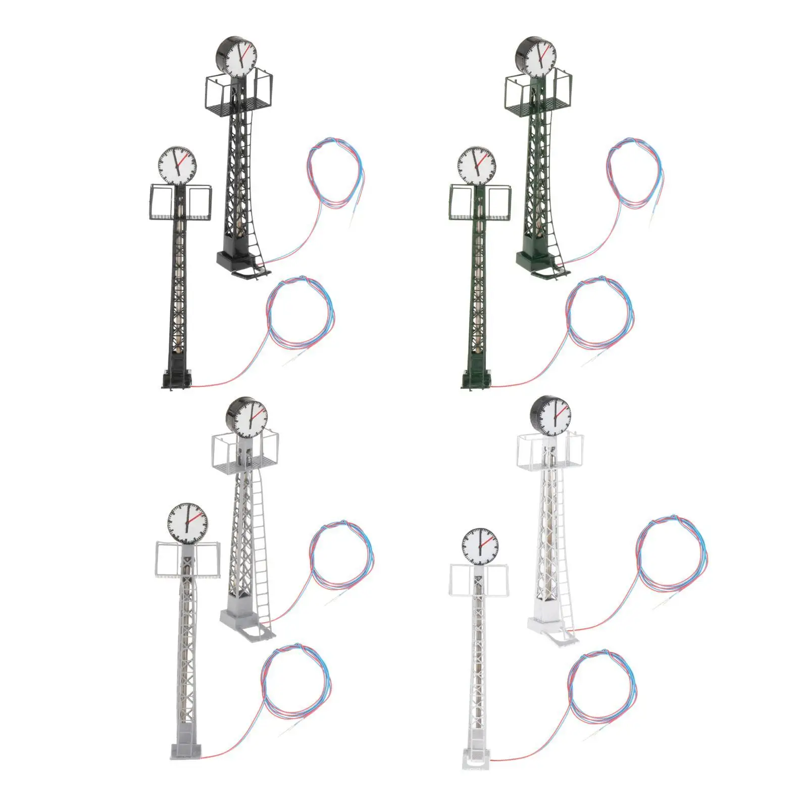 2 Pieces Model Railway Lights Ho Scale Lattice Mast Lamp for Fairy Garden Lighting Accessories
2 Pieces Model Railway Lights Ho Scale Lattice Mast Lamp for Fairy Garden Lighting Accessories