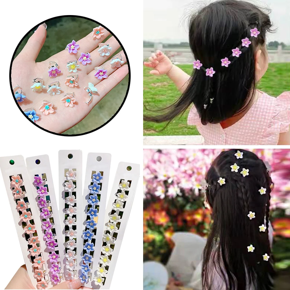 10Pcs/set Kid Small Flower Buckle Hair Clips Baby Hairpins for Women Girls Children Fashion DIY Hair Pins Hair Claws Accessories
10Pcs/set Kid Small Flower Buckle Hair Clips Baby Hairpins for Women Girls Children Fashion DIY Hair Pins Hair Claws Accessories