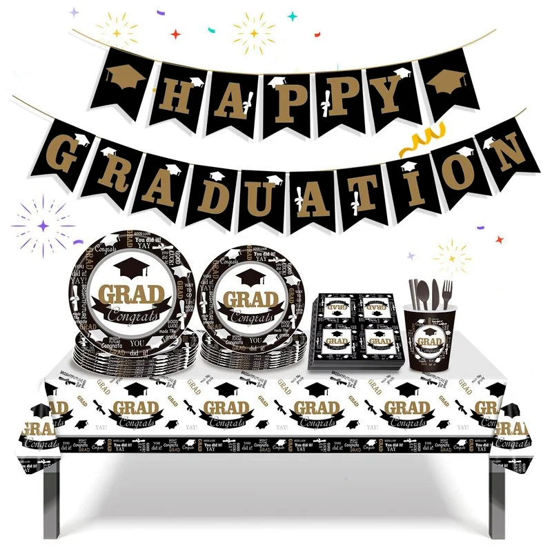 Graduation Party Decoration 2022 Disposable Tableware Paper Cup Plate Napkin Tablecloth Congrats Grad Happy Graduation Banner
Graduation Party Decoration 2022 Disposable Tableware Paper Cup Plate Napkin Tablecloth Congrats Grad Happy Graduation Banner