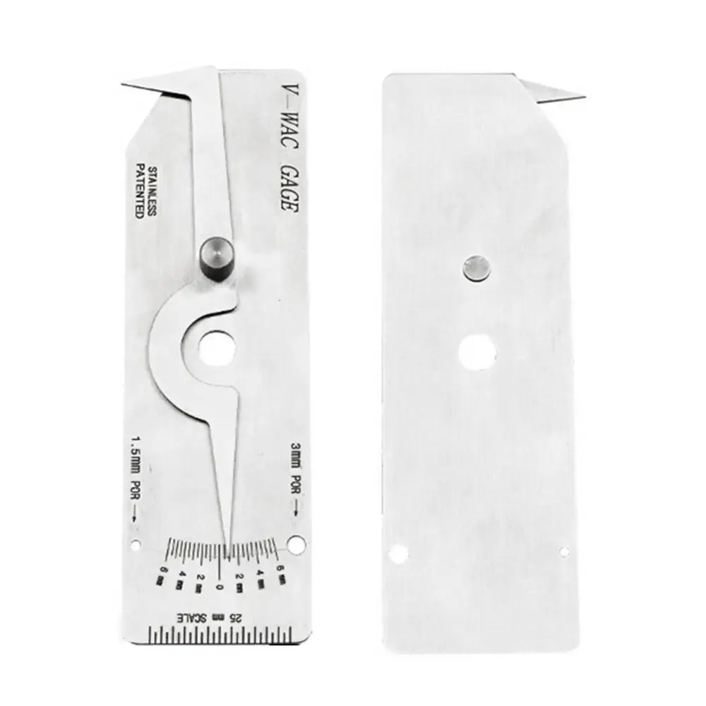 Stainless Steel Ruler V-WAC Metric Size Single Weld Gauge Imperial Ruler Measure Tool
Stainless Steel Ruler V-WAC Metric Size Single Weld Gauge Imperial Ruler Measure Tool