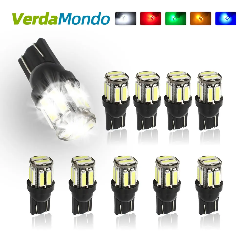 W5W T10 194 LED 10 7020 SMD Sidelights Interior Dome Reading Door Trunk License plate Lights DC 12V Bulb 2825 Lamp 2/6/10PCS
W5W T10 194 LED 10 7020 SMD Sidelights Interior Dome Reading Door Trunk License plate Lights DC 12V Bulb 2825 Lamp 2/6/10PCS
