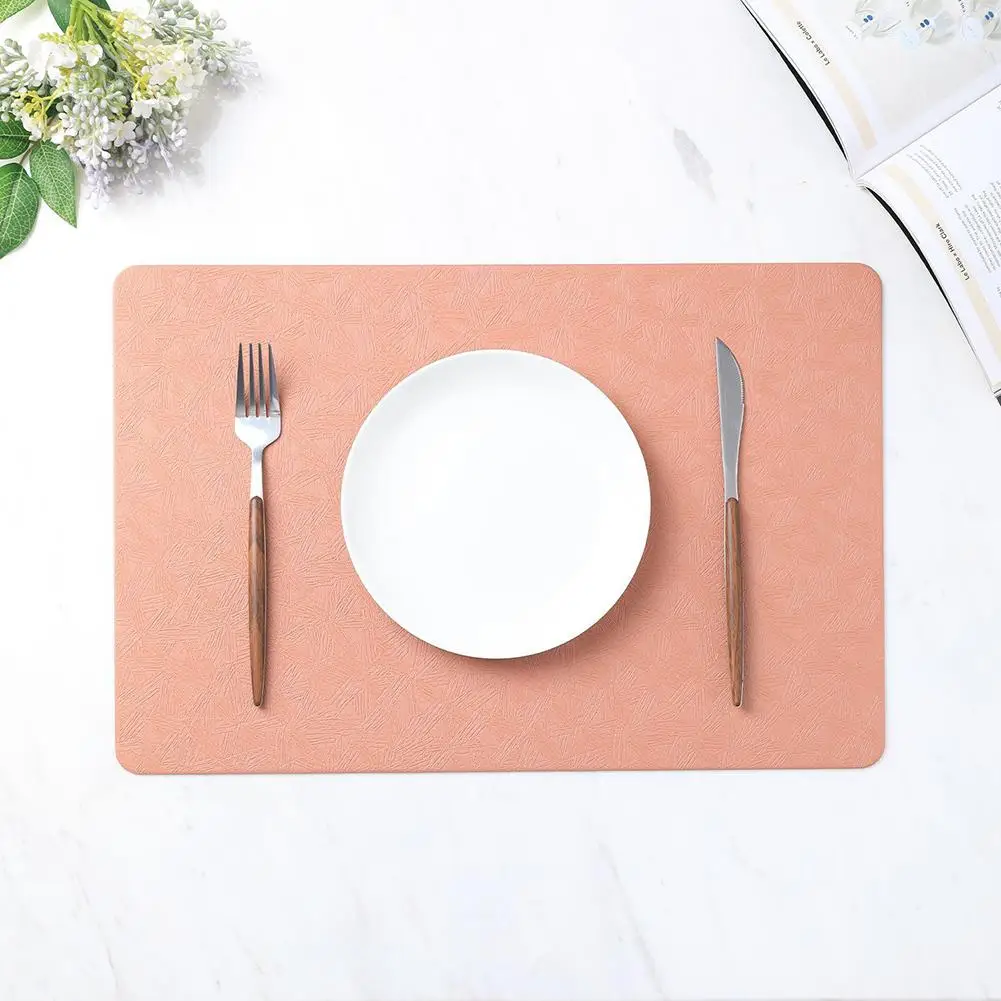 Leather Place Mats Waterproof Non-slip Heat-resistant Dining Table Mats Coaster For Home Hotel Decoration
Leather Place Mats Waterproof Non-slip Heat-resistant Dining Table Mats Coaster For Home Hotel Decoration