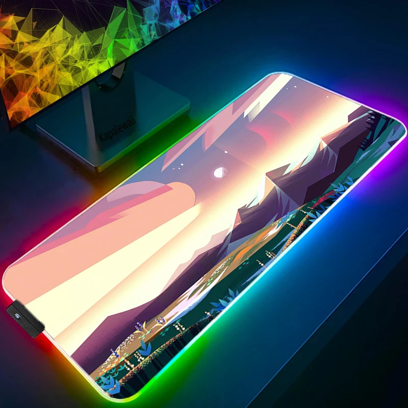 RGB Mouse Pad Anime Gaming Accessories Computer Mouse Mats Large 900x400 Mousepad Gamer Rubber Carpet With Backlit Play Desk Mat
RGB Mouse Pad Anime Gaming Accessories Computer Mouse Mats Large 900x400 Mousepad Gamer Rubber Carpet With Backlit Play Desk Mat