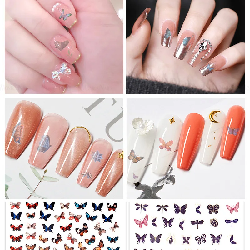 Nail Stickers Butterfly Colorful Stickers Small Fresh Nail Accessories Manicure Beauty Elegant Woman Spring Summer Styles
Nail Stickers Butterfly Colorful Stickers Small Fresh Nail Accessories Manicure Beauty Elegant Woman Spring Summer Styles