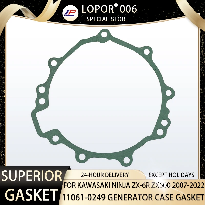 Lopor Motorcycle Engine Crankcase Generator Case Gasket For Kawasaki NINJA ZX-6E ZX6R 2007-2012 ZX600 09-12 ZX636 15-22
Lopor Motorcycle Engine Crankcase Generator Case Gasket For Kawasaki NINJA ZX-6E ZX6R 2007-2012 ZX600 09-12 ZX636 15-22
