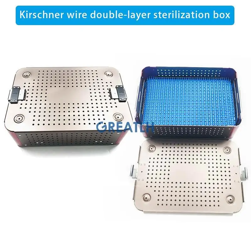 orthopedic tools Orthopedic equipment box Kirschner wire double-layer sterilization box
orthopedic tools Orthopedic equipment box Kirschner wire double-layer sterilization box